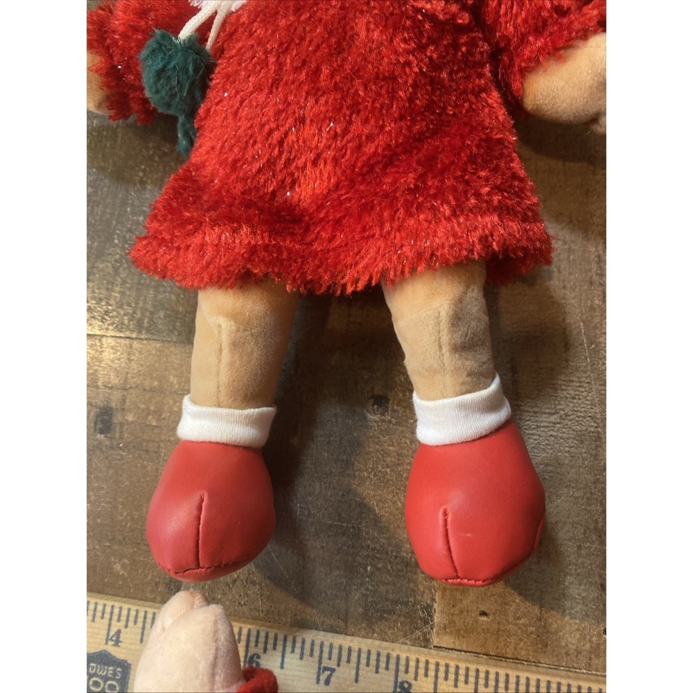 Lot of 3 Vintage 2001 Commonwealth Christmas Holiday Snowflake Dolls Plush 12" - Picture 15 of 16
